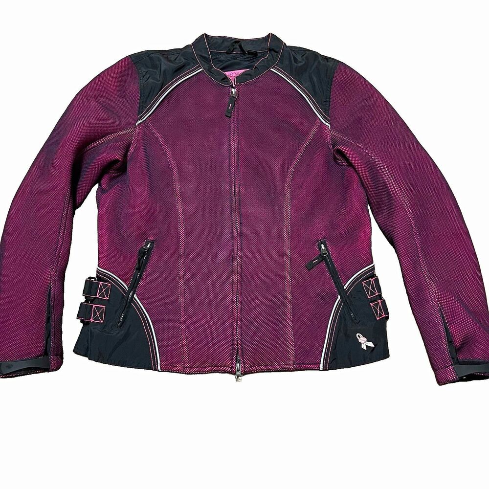 Harley-Davidson Women’s Pink Label 3 in 1 Mesh Jacket XL Motorcycle Riding Gear